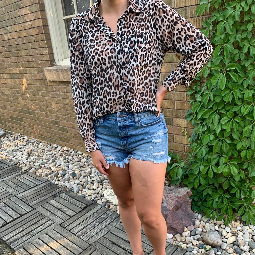 Cheetah Blouse